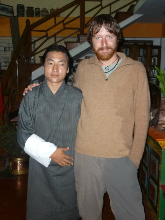 Pelling volunteering and relaxing