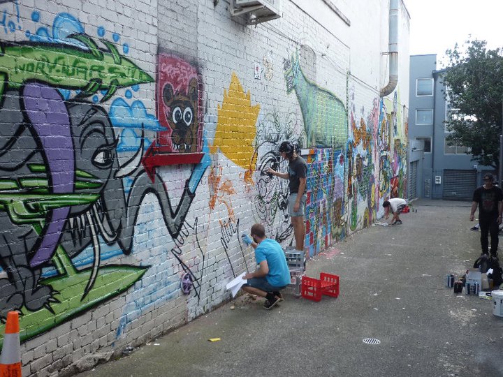 Graffiti artists
