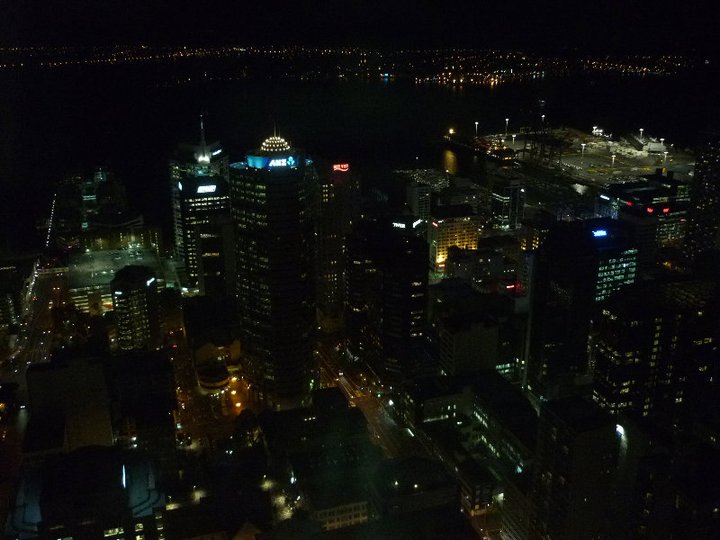 view from the sky tower